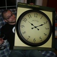 Burke has an enormous clock. Well, now the Gorskis do...